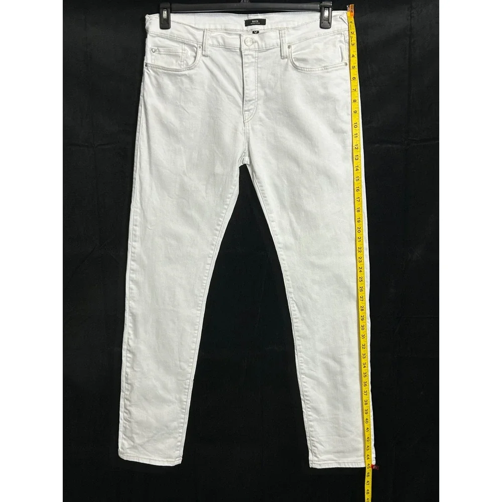 True Religion Rocco Relaxed Skinny Jeans White Renegade SN Mens 33 Stretch Denim